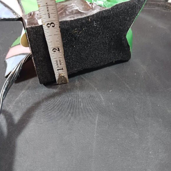 Vintage Stained Tiffany Style Glass Butterfly Table Desk Lamp - Picture 6 of 14